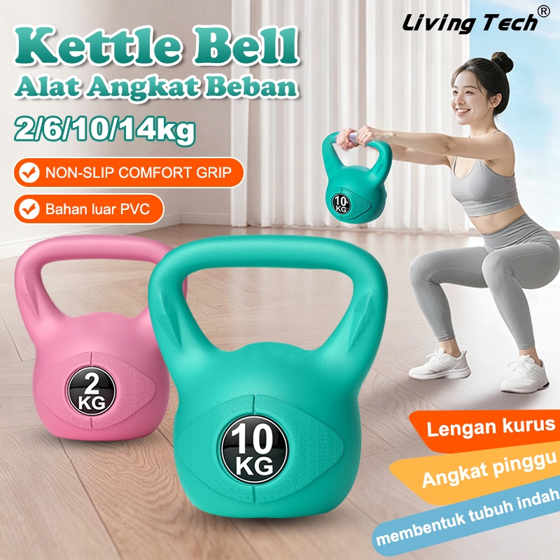 LIVING KettleBell 10KG / Barbell 10KG/ Dumbell / Barbel / Dumbell 10kg