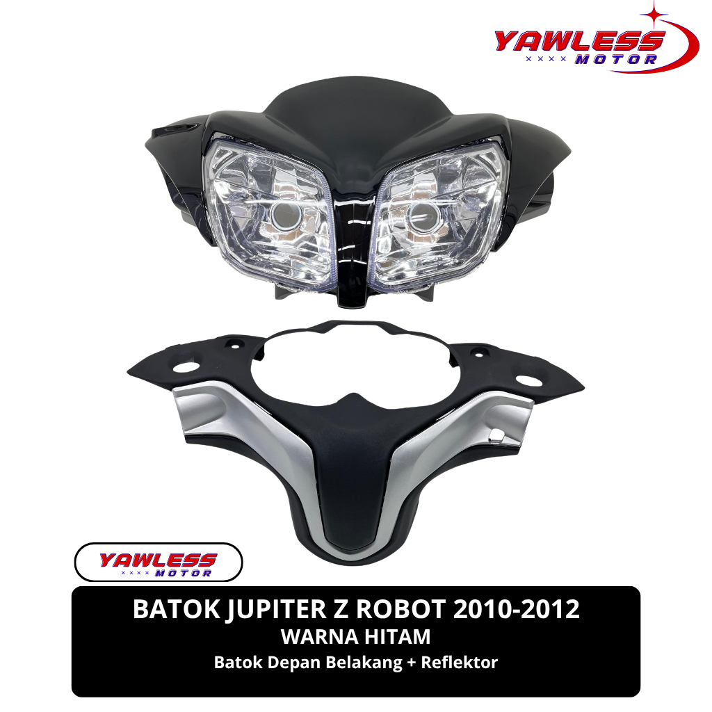 Batok 1 Set Yamaha Jupiter Z Robot 2010 Totok Depan Jupiter Z Robot Warna Hitam
