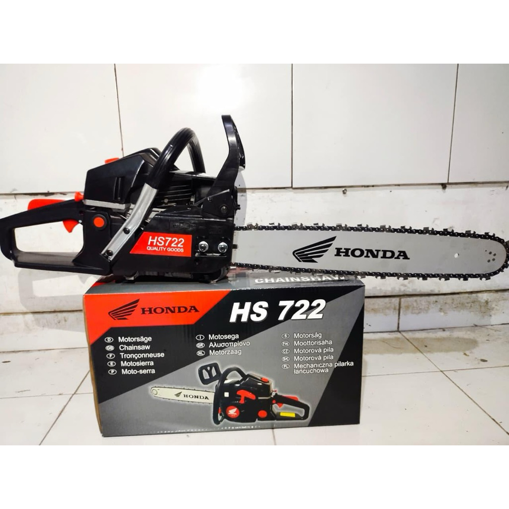 TERMURAH MESIN CHAINSAW HONDA HS 722 BAR 22INCH LASER BAJA