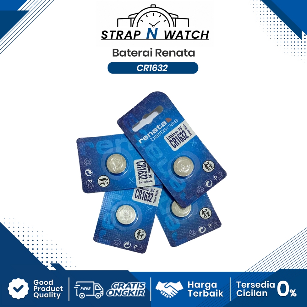 Baterai RENATA CR1632 CR 1632 Battery RENATA CR1632 CR 1632 Batre RENATA CR1632 CR 1632