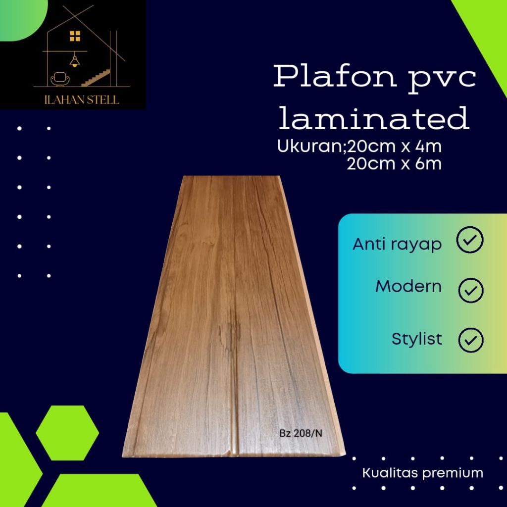 plapon pvc laminated