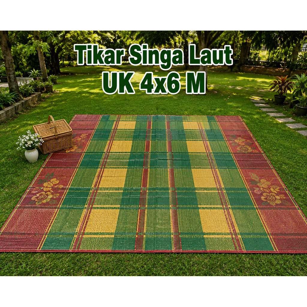 TIKAR PLASTIK 4x6 / SINGA LAUT / SINGA LAUT 4x6 / KARPET SINGA LAUT / ALAS LANTAI / SINGA LAUT MURAH