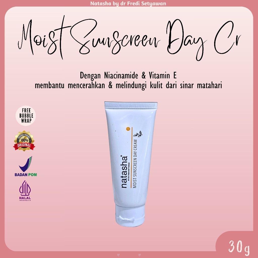 Natasha Sunscreen Day Cream, SB Tube, Sunscreen SPF 50 PA++++, Sunscreen Warna