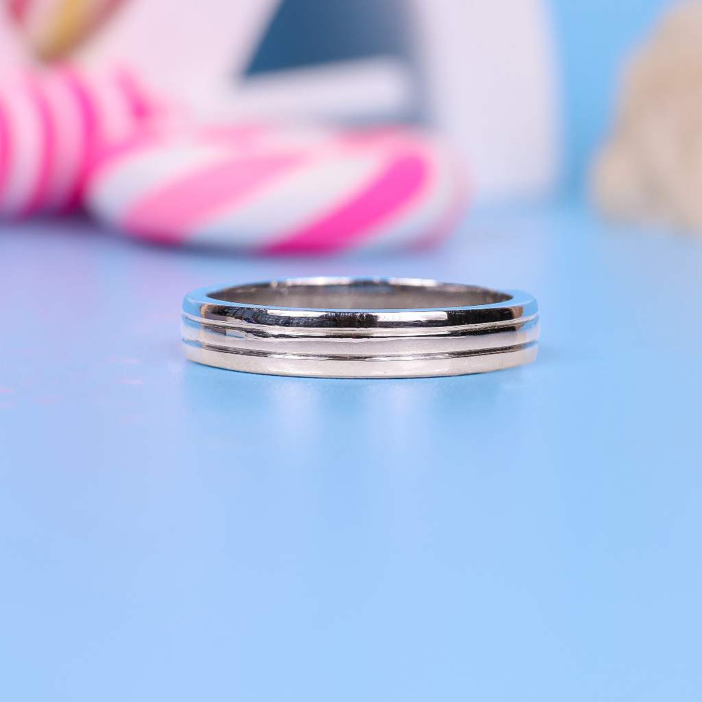 Tiffanka Wedding Ring - Cincin Pria Palladium Model Jeff
