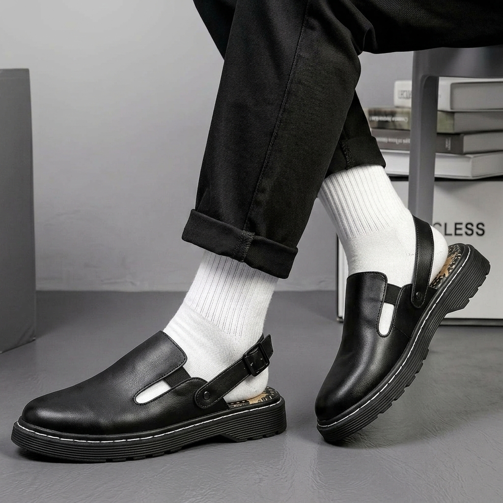 JOW - Sepatu Slop Bustong Docmart Pria