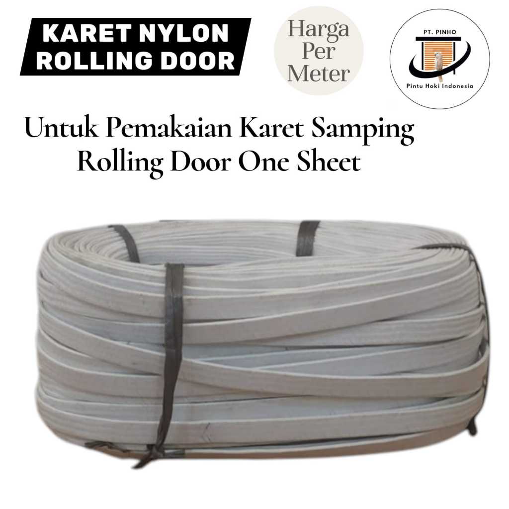 karet nylon rolling door one sheet