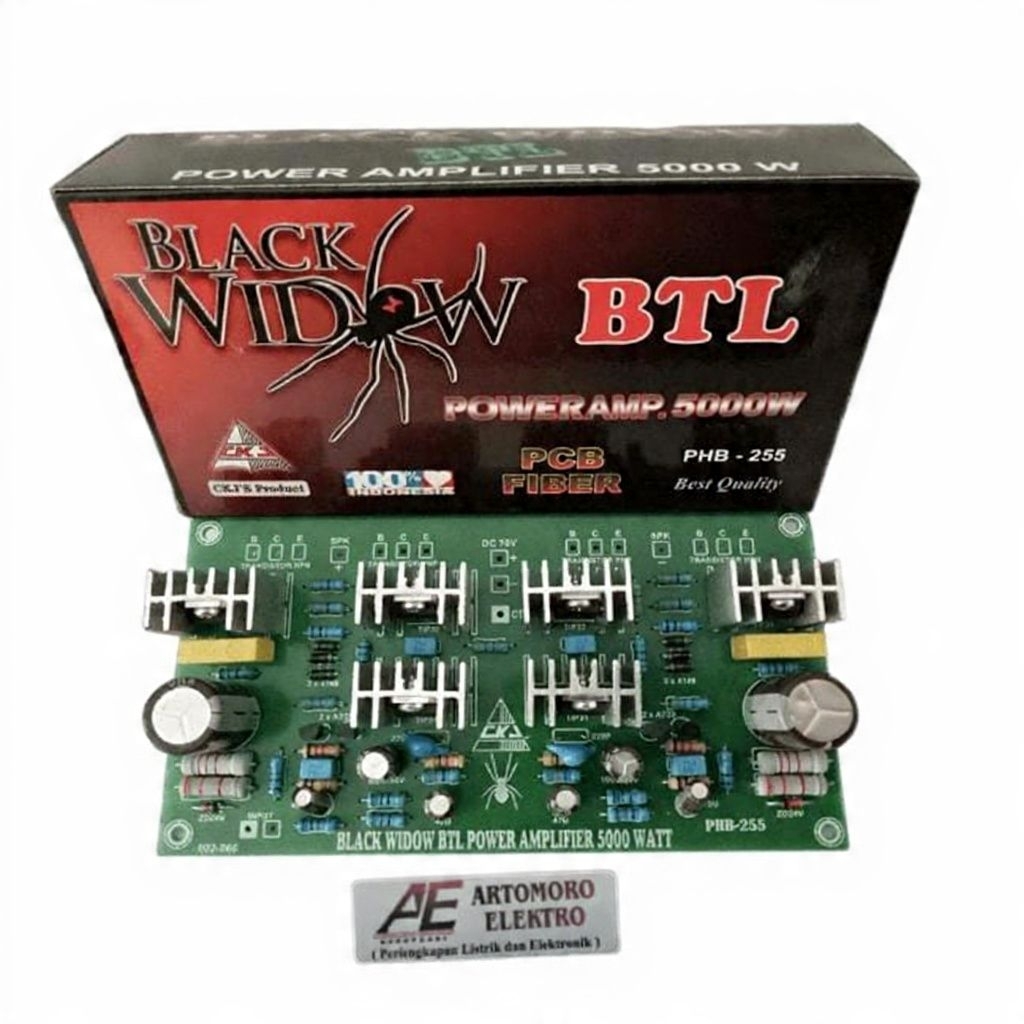 Power amplifier 5000W BTL/phb255/CKJ