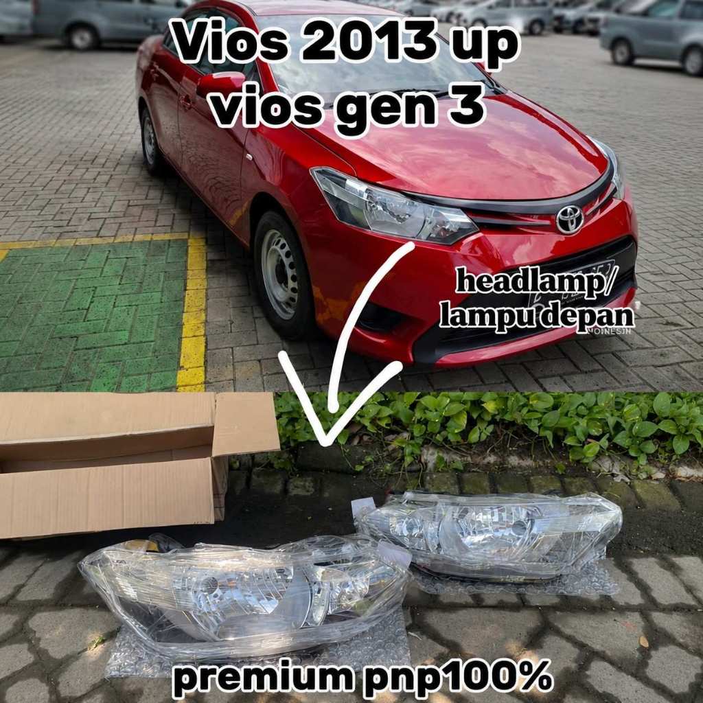 Headlamp Vios 2013 Up/Vios Gen 3