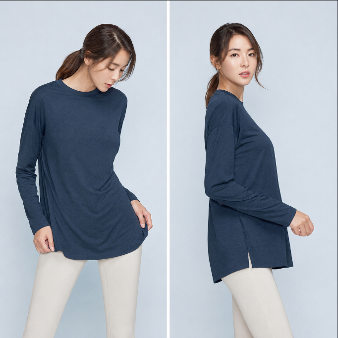 [Minne] Atasan Olahraga Wanita / Metro Longsleeves STL