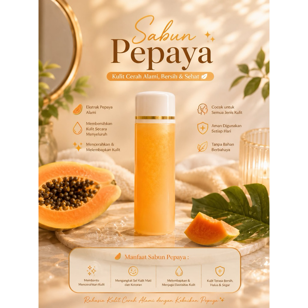 sabun pepaya (cair)