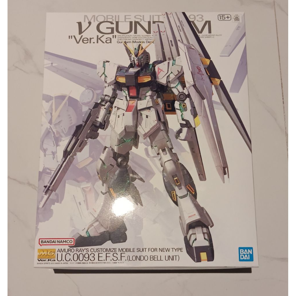 NU GUNDAM VER. KA MG 1/100 RX-93 BANDAI