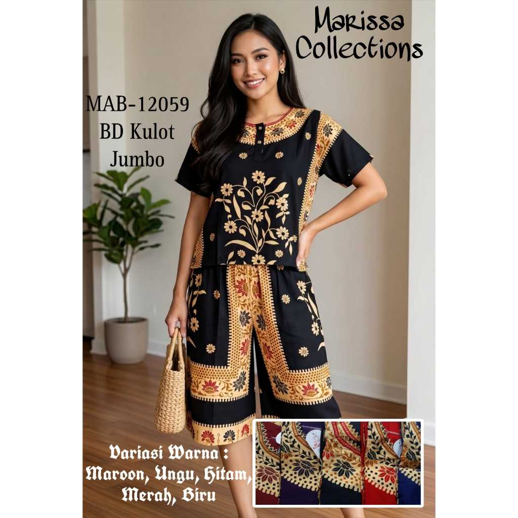 MOMMEKIDS - Babydoll 3/4 Jumbo Batik Marissa