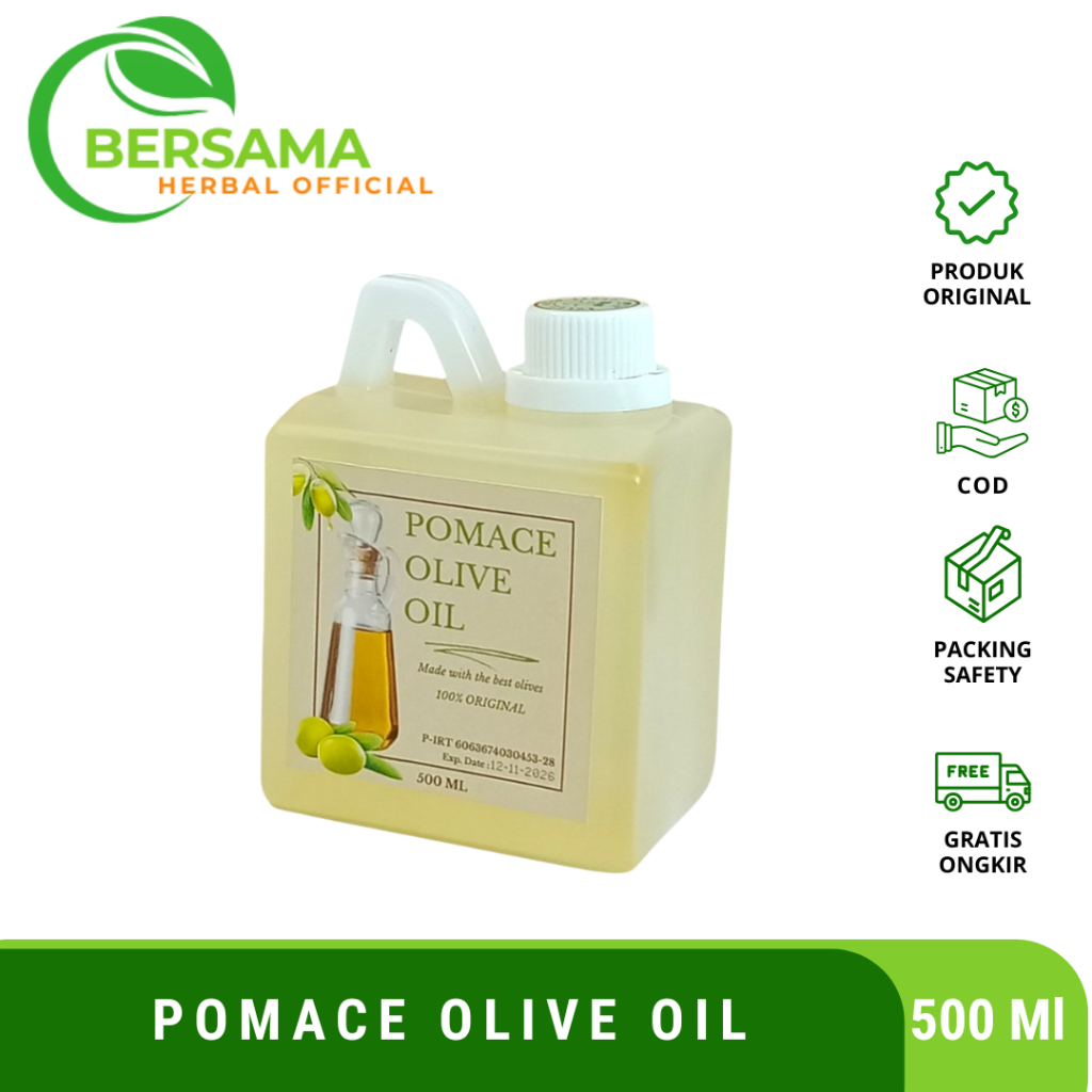 Minyak Zaitun Pomace | Bpz Pomace Olive Oil | Minyak Zaitun Extra Virgin Evo 500 Ml
