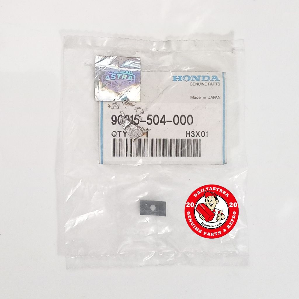 MUR KLEM CLAMP EMBLEM BOX AKI HONDA CG110 CG125 CB100 CB125 GL100 GL125 ORIGINAL 90315-504-000