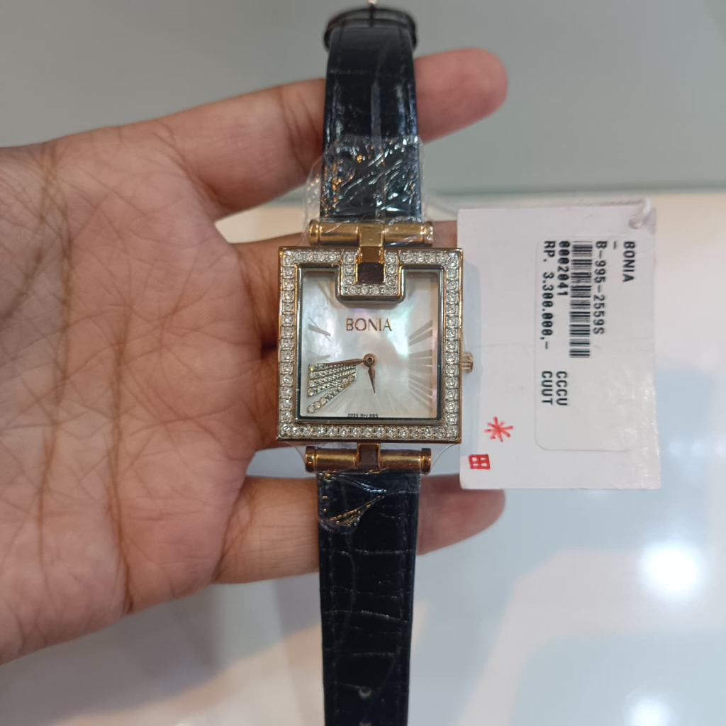 BARANG REJECT & Old Model  Bonia Tali Kulit Jam Tangan Original Pria & Wanita