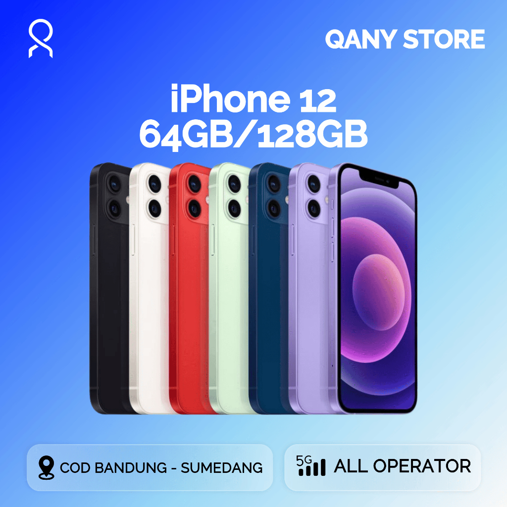IP 12 - 12 MINI SECOND ORIGINAL MULUS FULLSET 64GB/128GB