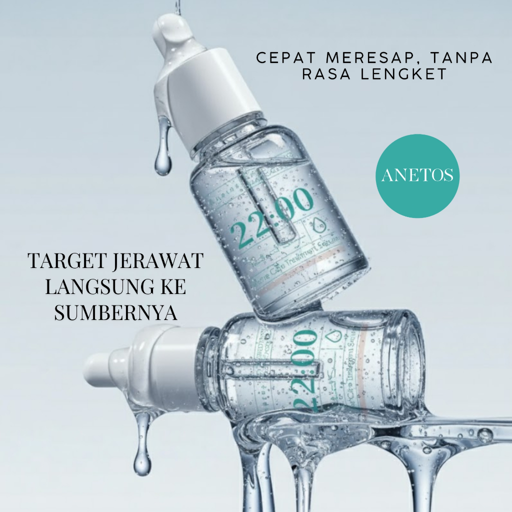 Anetos Acne Care Treatment Serum – 15ml (Serum Wajah, Essence, Membantu Mengatasi Kulit Berjerawat) 