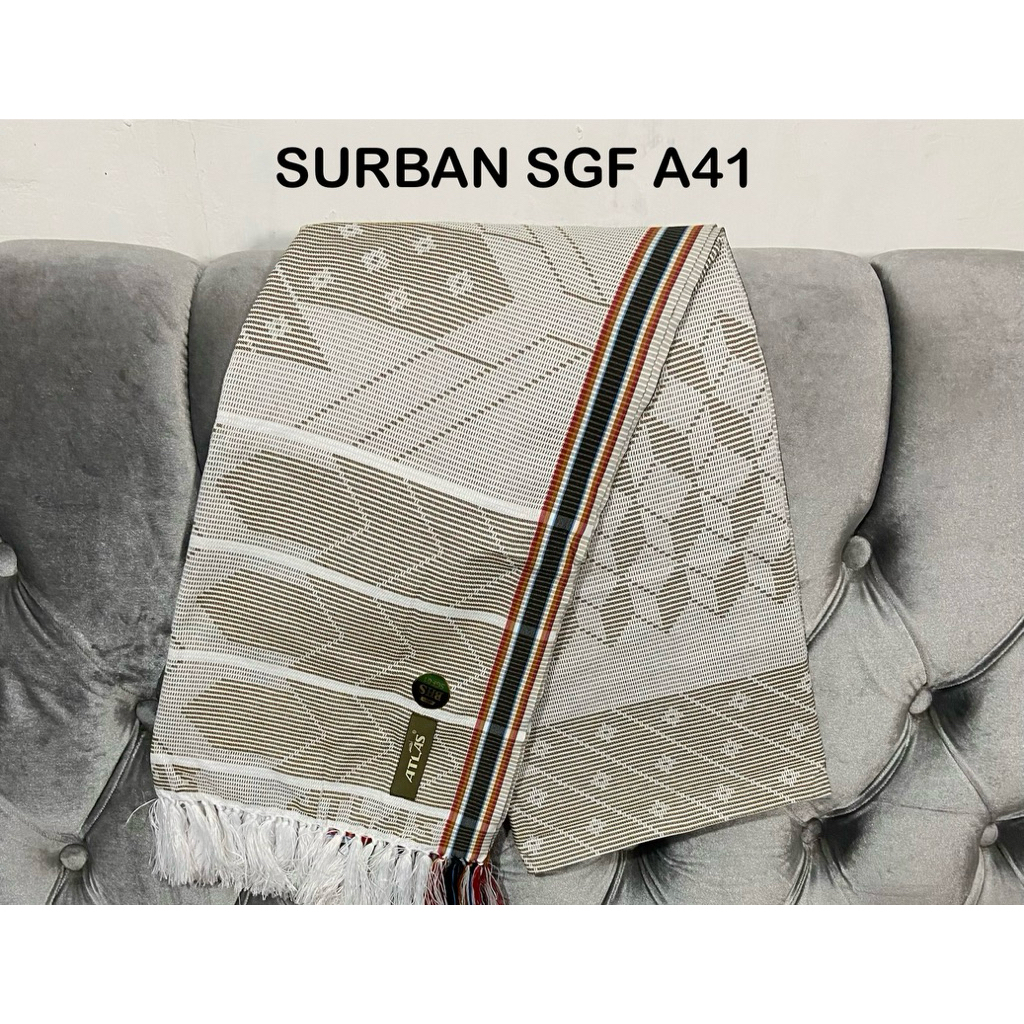 SURBAN SORBAN ATLAS SUBAIYAH GOLD & SILVER