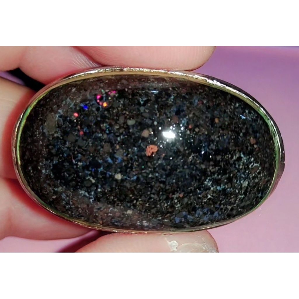cincin black opal natural asli Banten