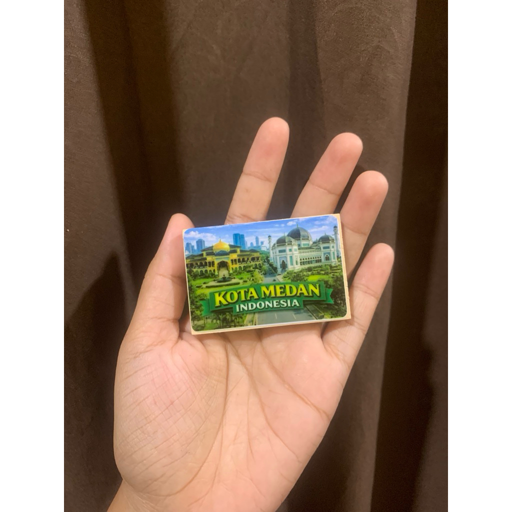 TEMPELAN KULKAS KHAS MEDAN DANAU TOBA BERASTAGI MAGNET KULKAS