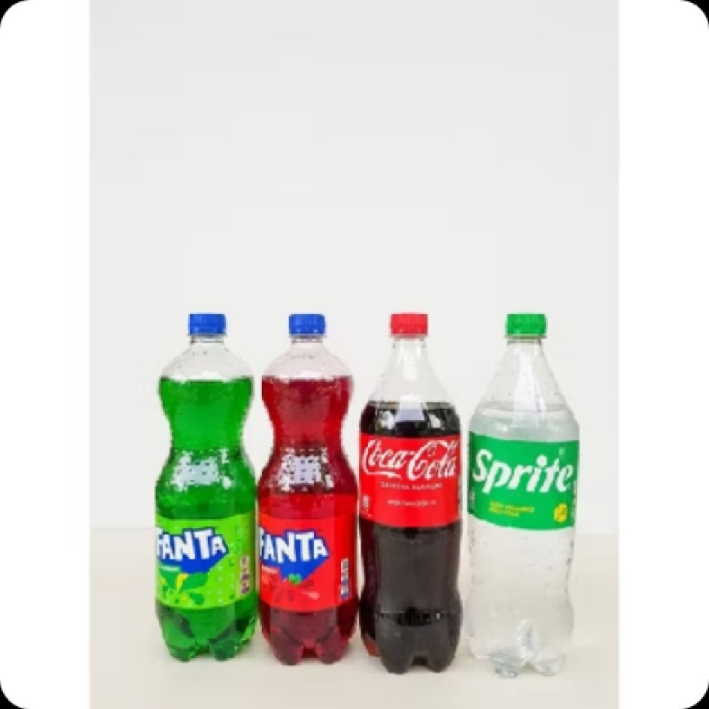 Minuman Berkarbonasi Sprite,fanta,cola 1 Liter