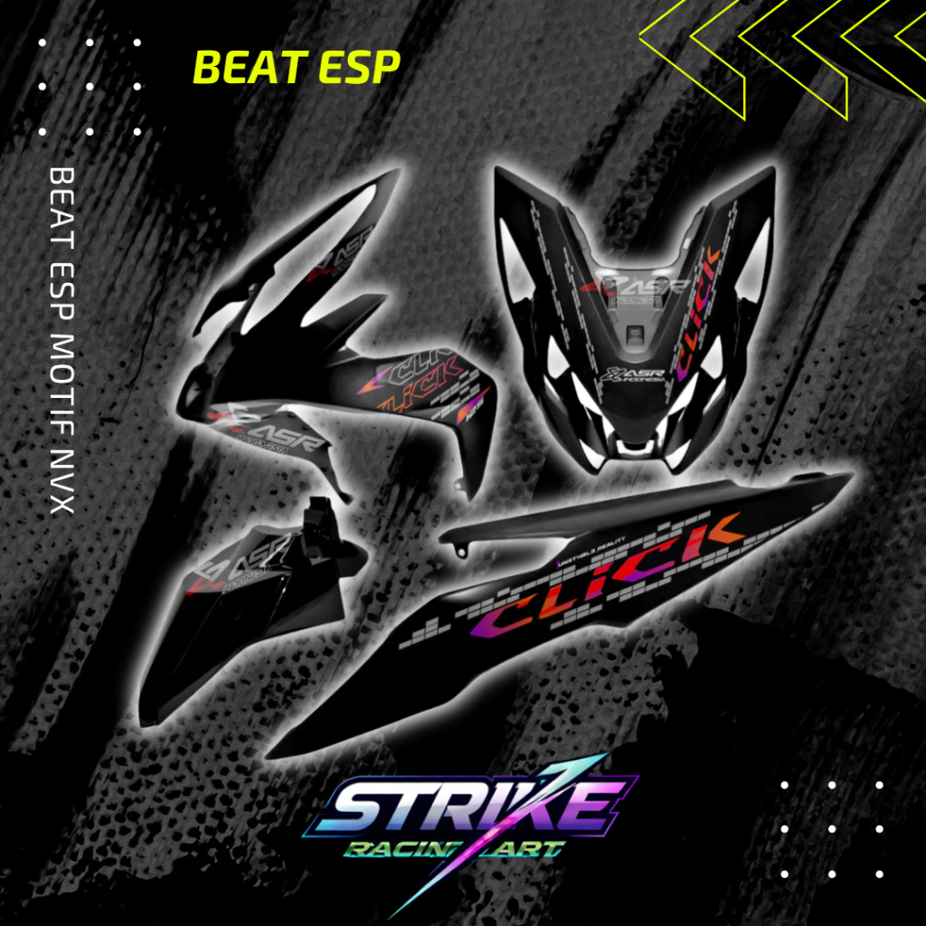 STRIPING TRANSPARAN HONDA BEAT ESP NVX