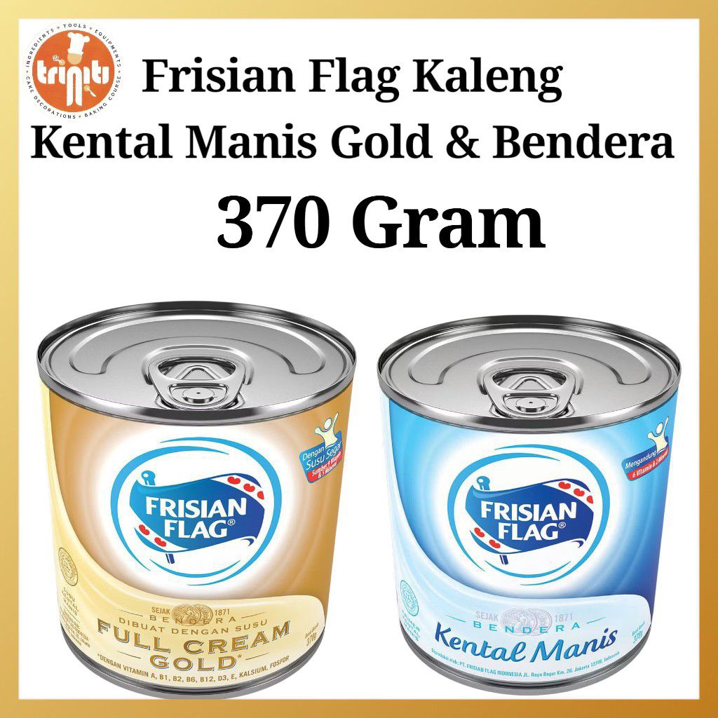 Frisian Flag Susu Kental Manis Gold & Bendera 370gr