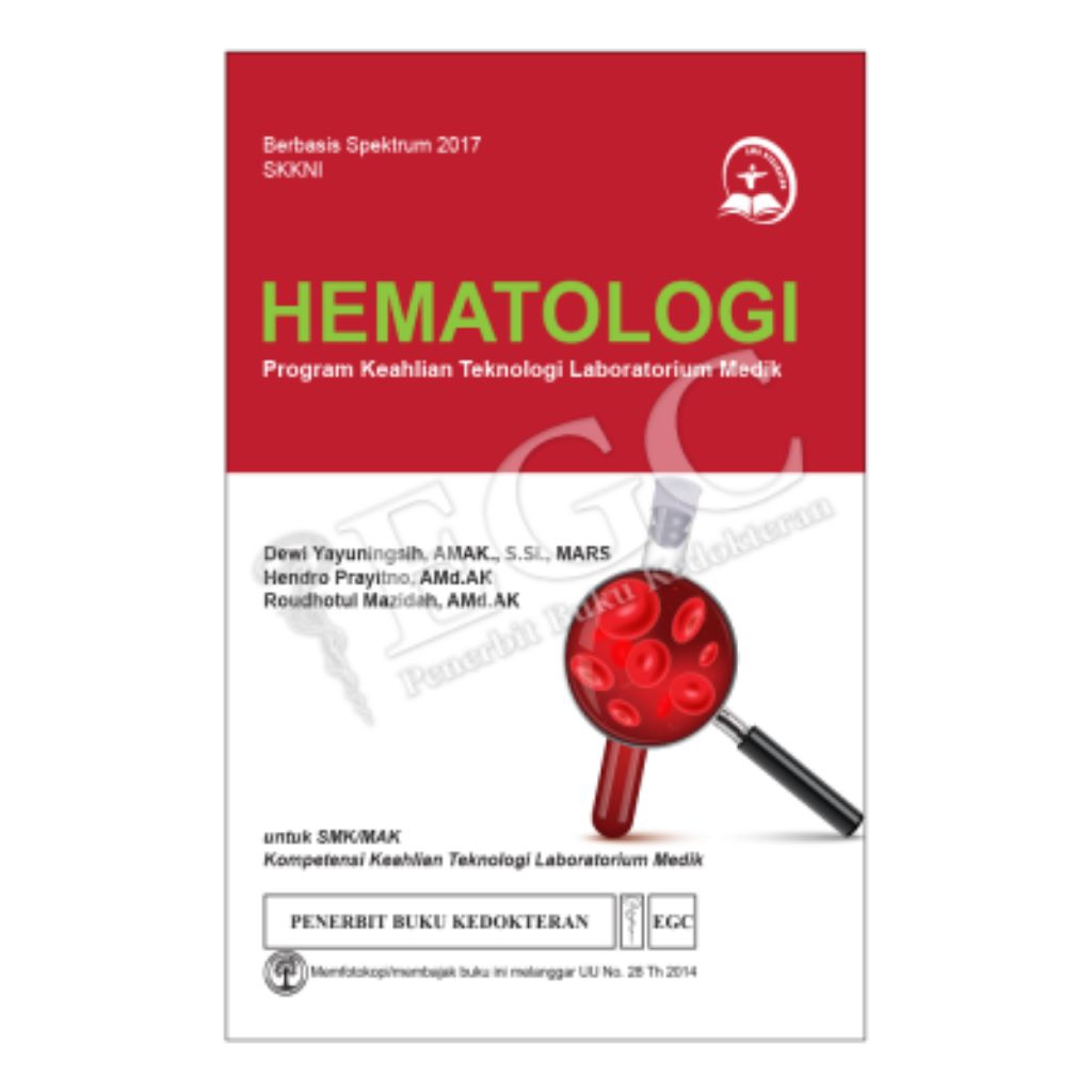 Hematologi Program Keahlian Teknologi Lab. Medik