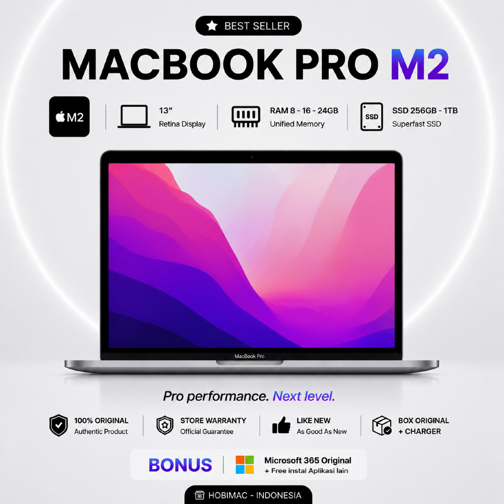 MacBook Pro M2  RAM 8 16 24 GB SSD 256 512 1 TB