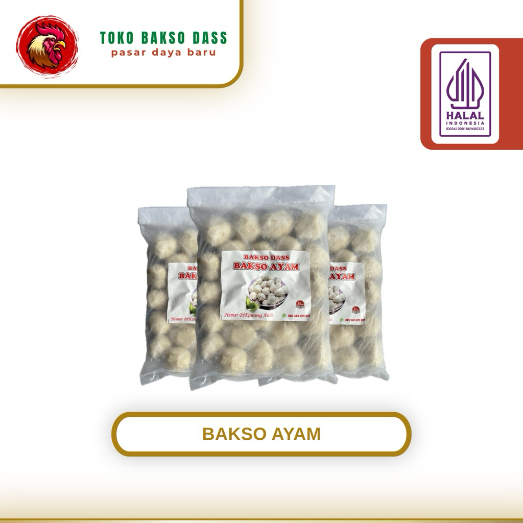 Bakso Ayam Frozen | Same Day Makassar | Halal