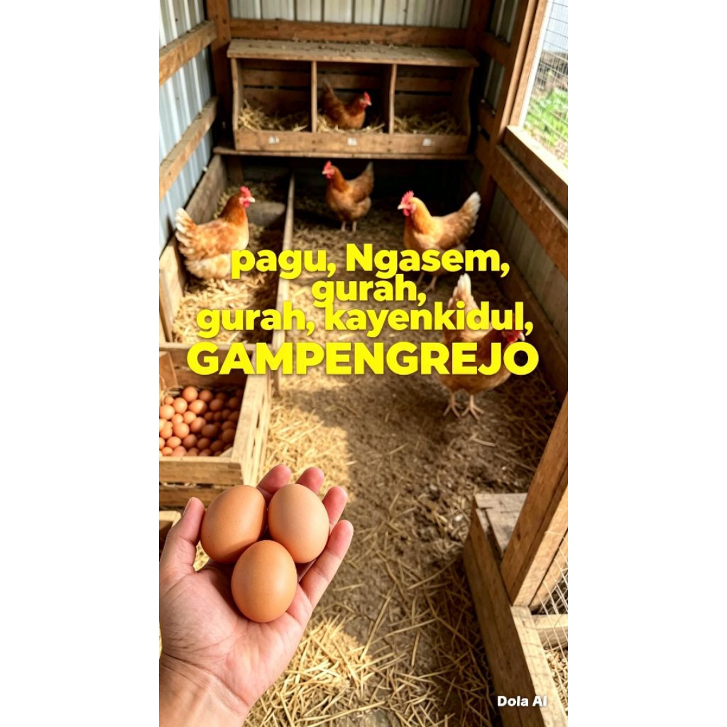 KEDIRI-telur ayam fresh 2KG/1,5KG AREA PAGU,NGASEM,GURAH,KAYENKDUL,GAMPENGREJO|LANGSUNG KIRIM