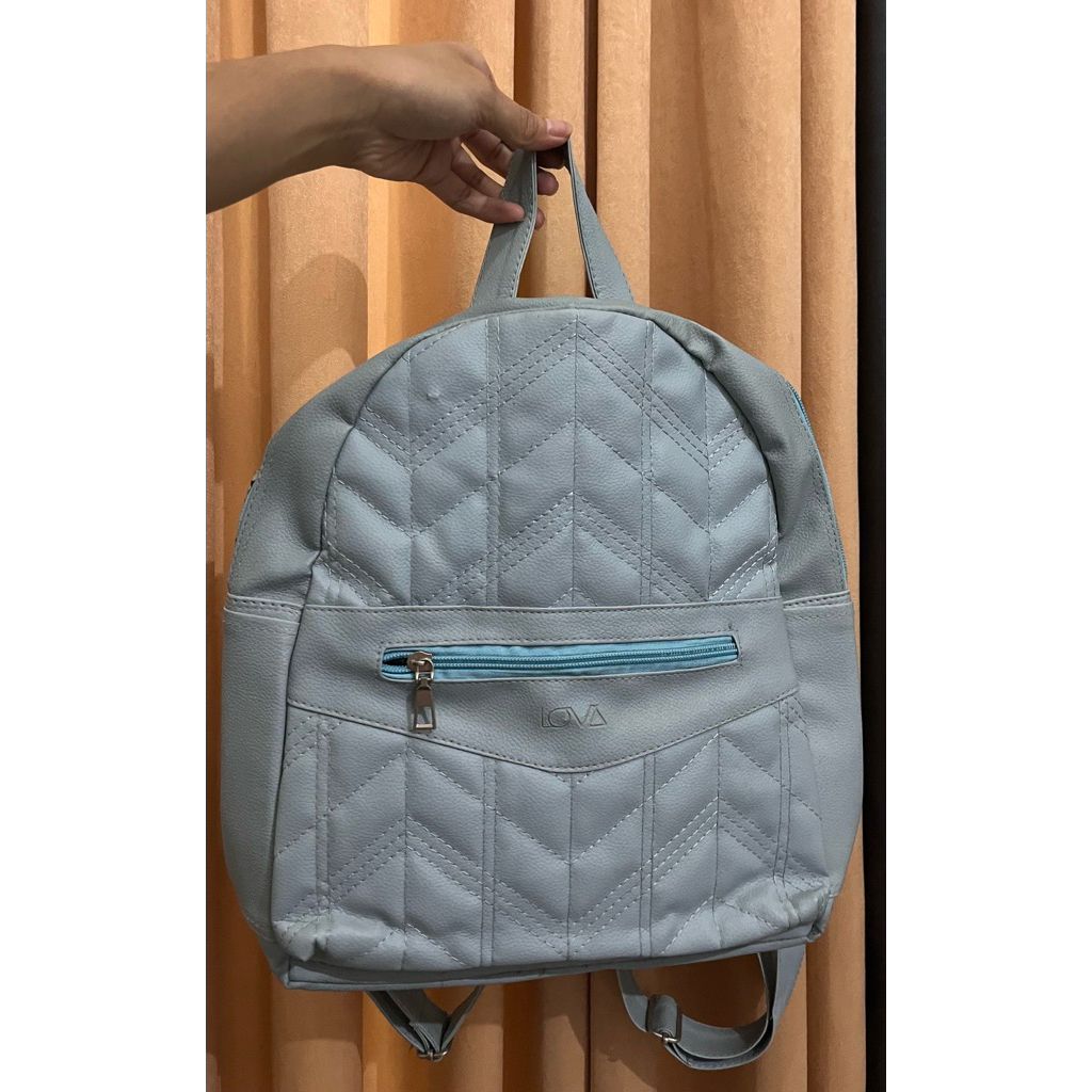 Tas Ransel LOVA - Biru Muda