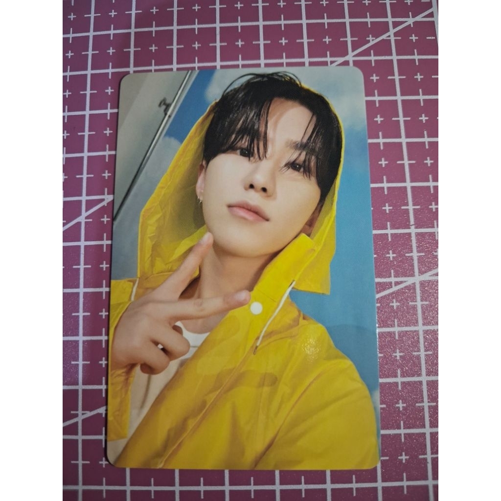 Photocard official hoshi seventeen
