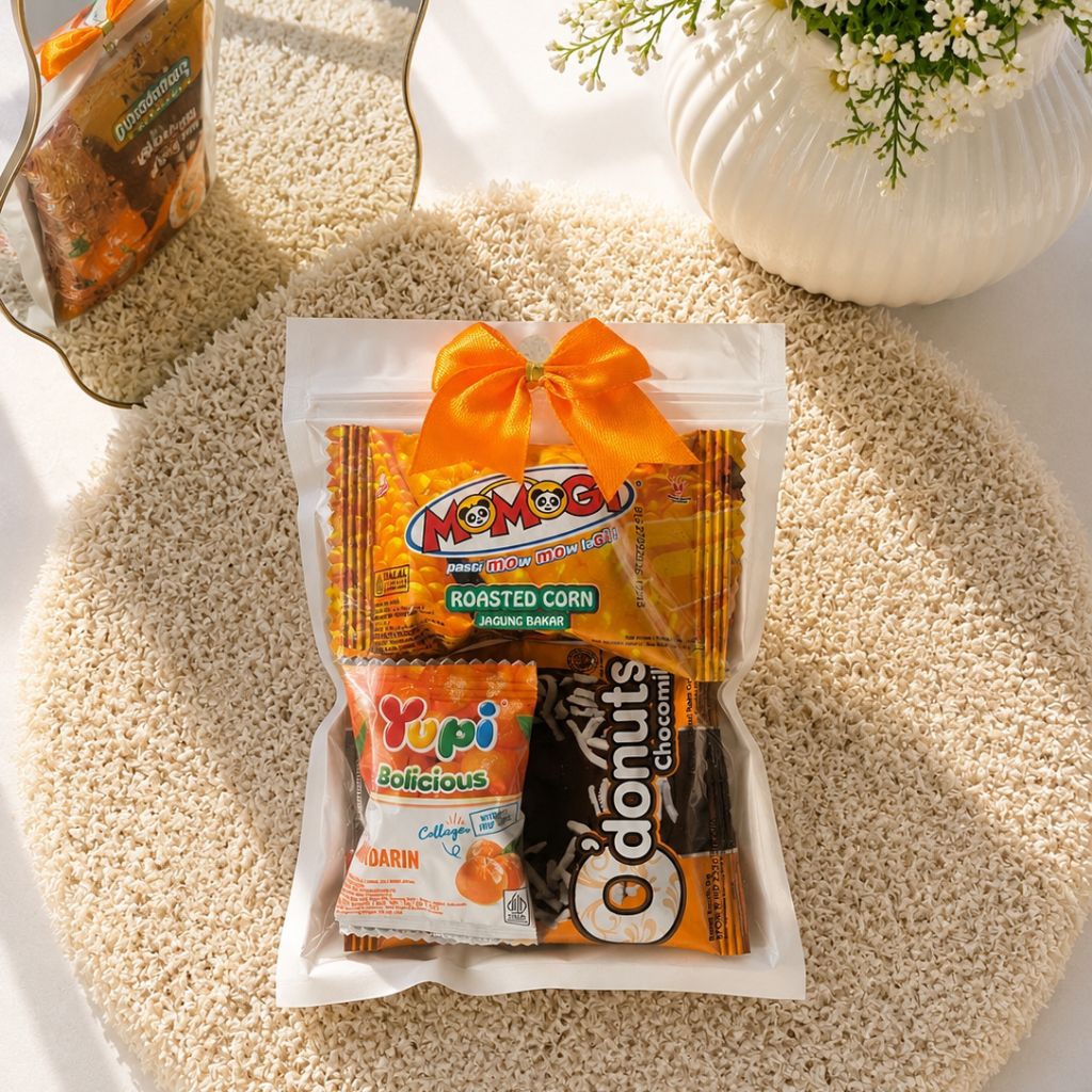 MINI GIFT SNACK OREN / PAKET JAJAN KECIL / MINI HAMPERS
