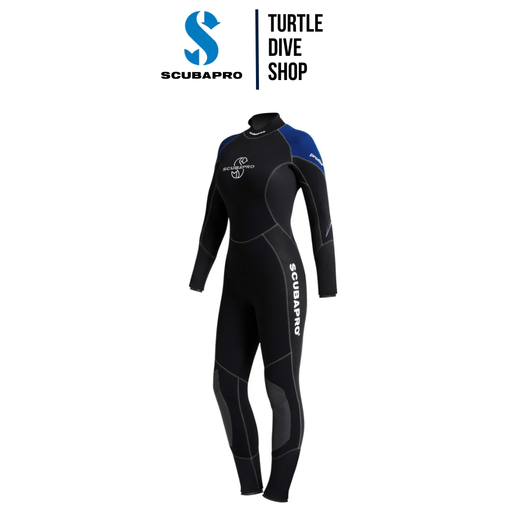 Wetsuit Scubapro Profile 3mm Black Blue Women