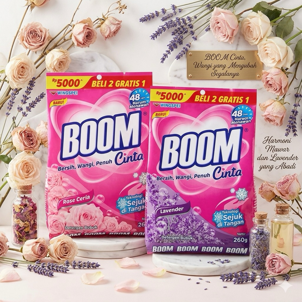 Sabun cuci baju BOOM kemasan 5000 an