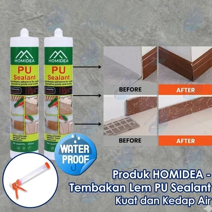 Lem Silikon Silicone Sealant Lem Kaca Silen Untuk Wallpaper Aluminium Kayu Logam PVC