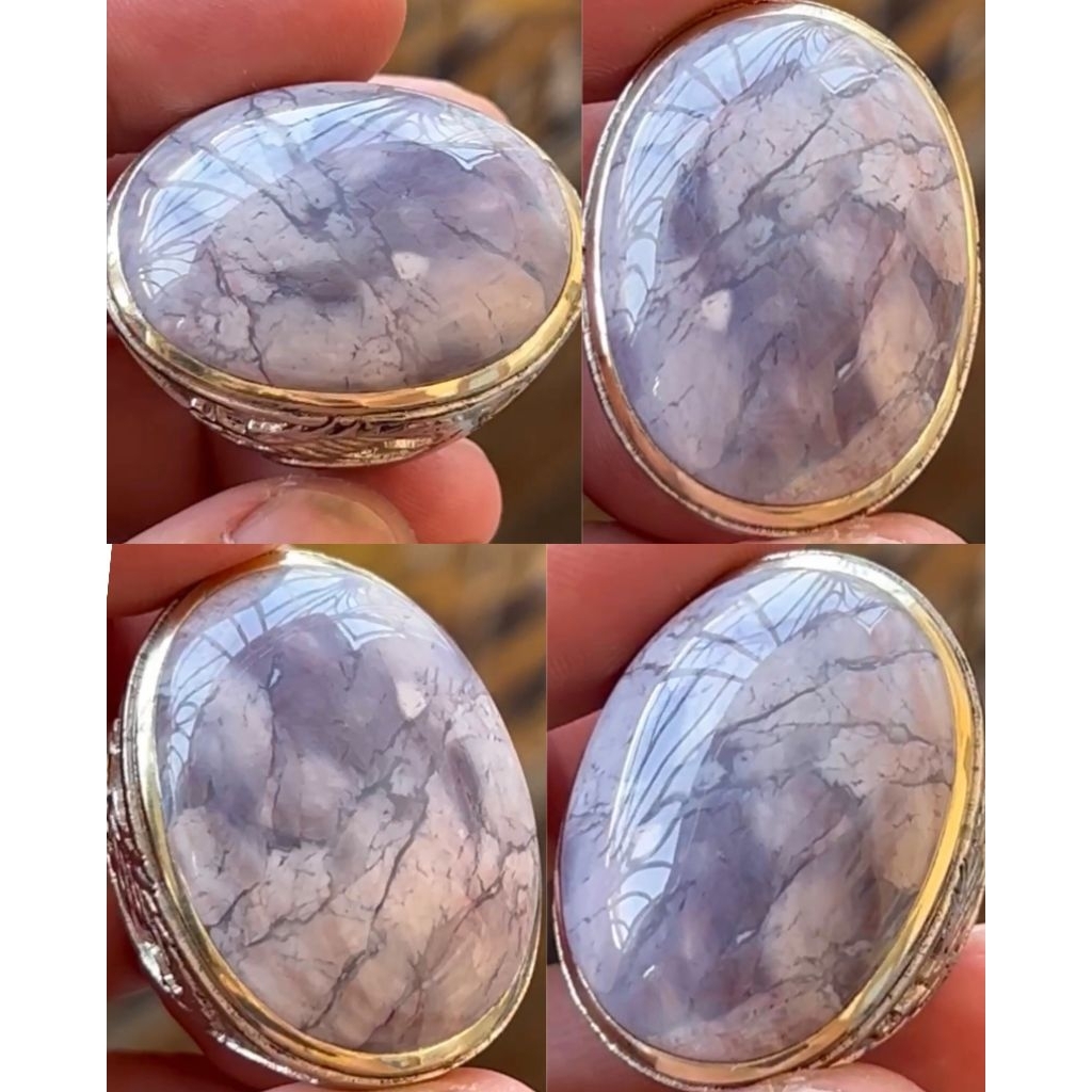 NATURAL CINCIN TIFFANY STONE/OPAL FLUORITE FROM USA AMERICA VARIAN LANGKA TOP COLECTOR ITEM