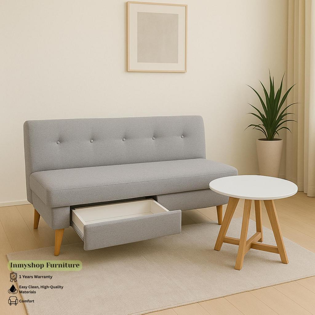 Sofa Apartement - Sofa Minimalis Laci (bonus meja)