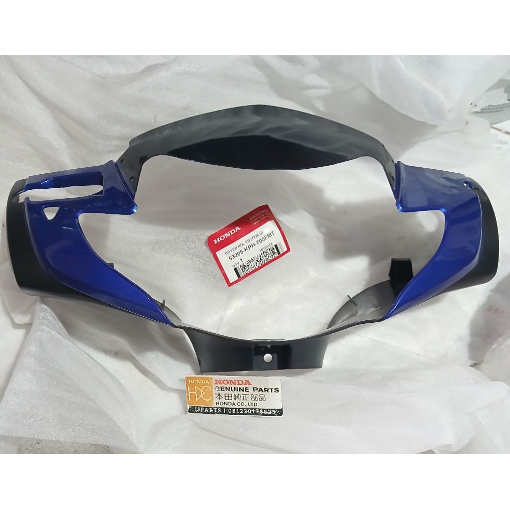 53205 KPH 700FMT BATOK LAMPU DEPAN SUPRA X125 BATMAN VISOR BIRU FMT ORIGINAL AHM