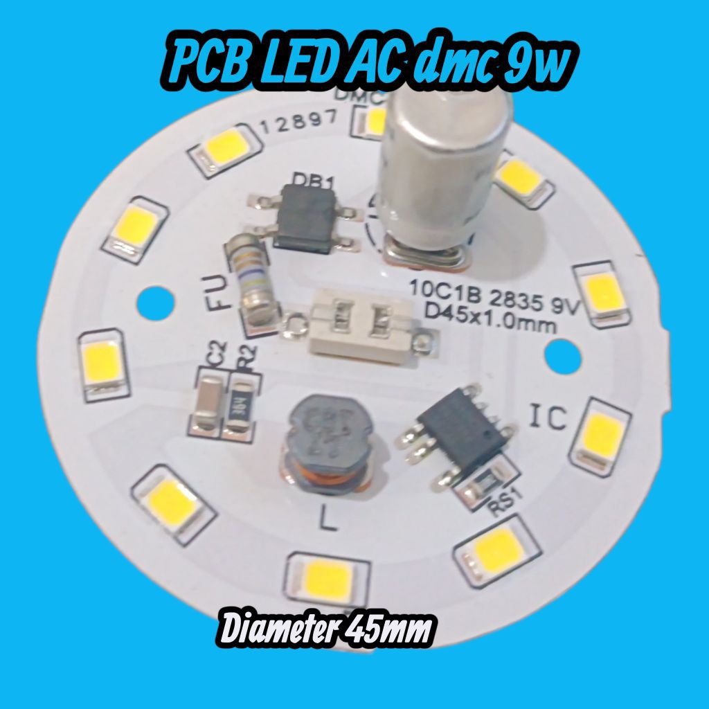 PCB LED AC DMC 9W