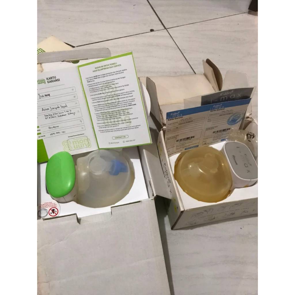 Preloved Pompa ASI Mom Uung Handsfree dan Kolibri imax Gabag Handsfree