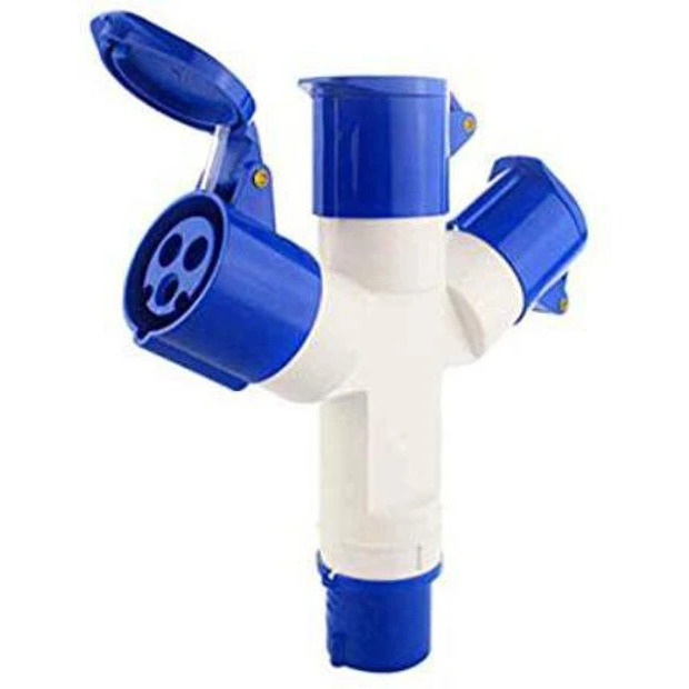 Plug Mounting Cabang 3 16A-32A 3pin / Industrial Plug / Surface Mounting Wall Soket / Stop Kontak Pa