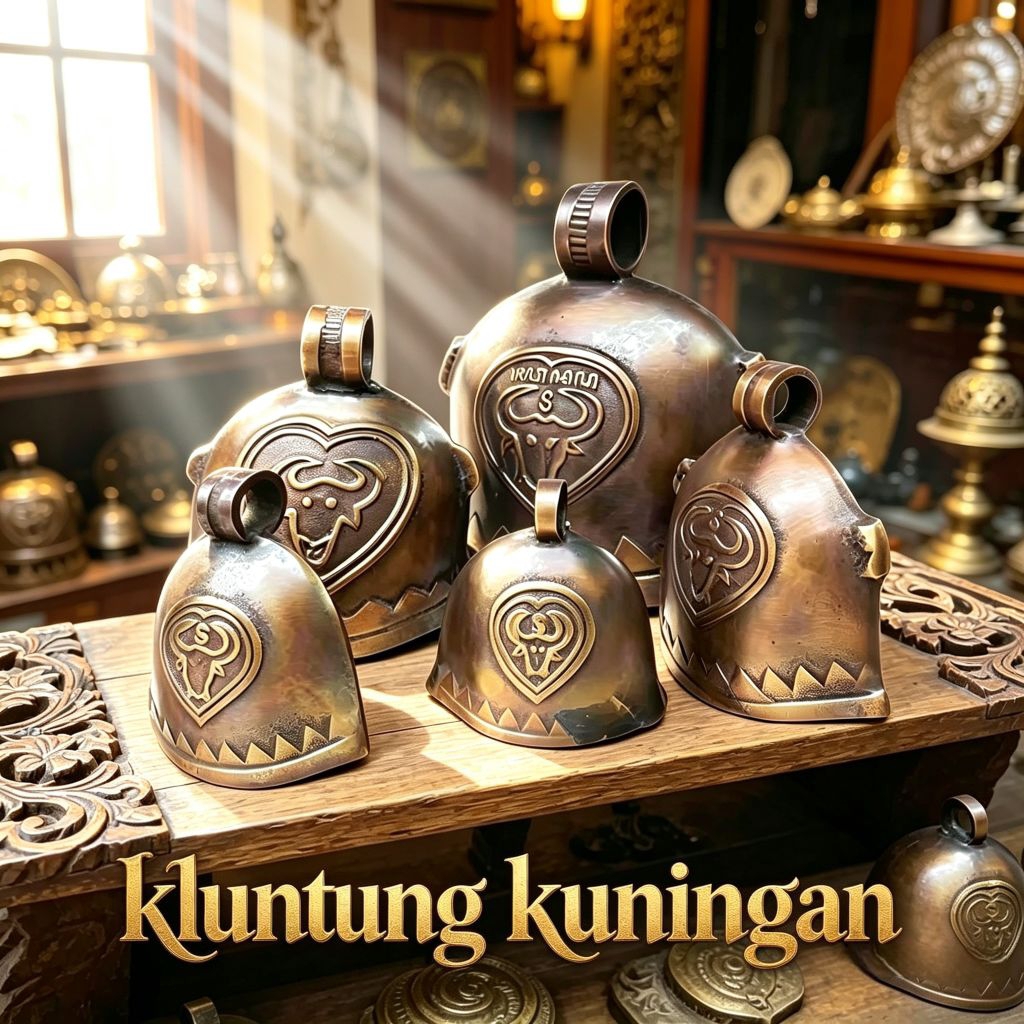 kluntung klintingan kalung sapi kuningan lonceng kuningan lonceng sapi satuan