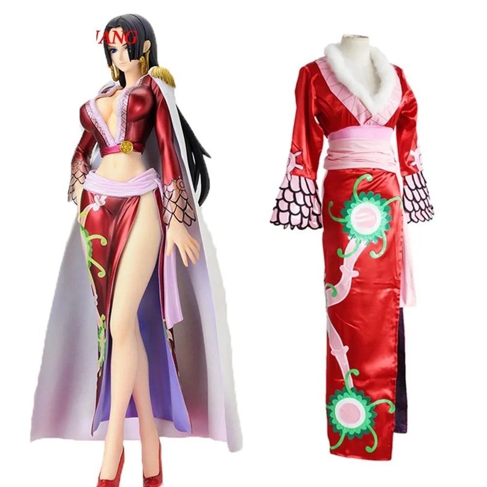 Dress Cosplay Anime Boa Hancock One Piece