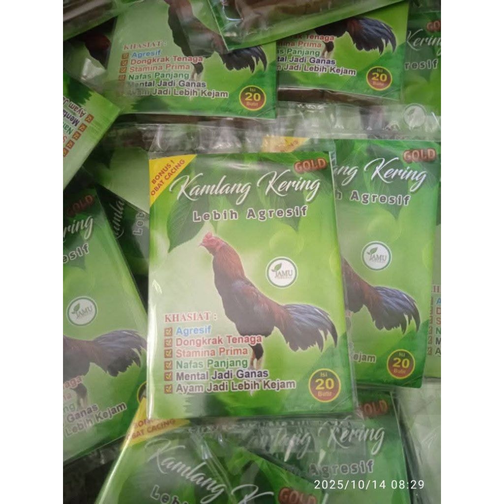 kamlang kering gold kamlang untuk ayam / jamu ayam