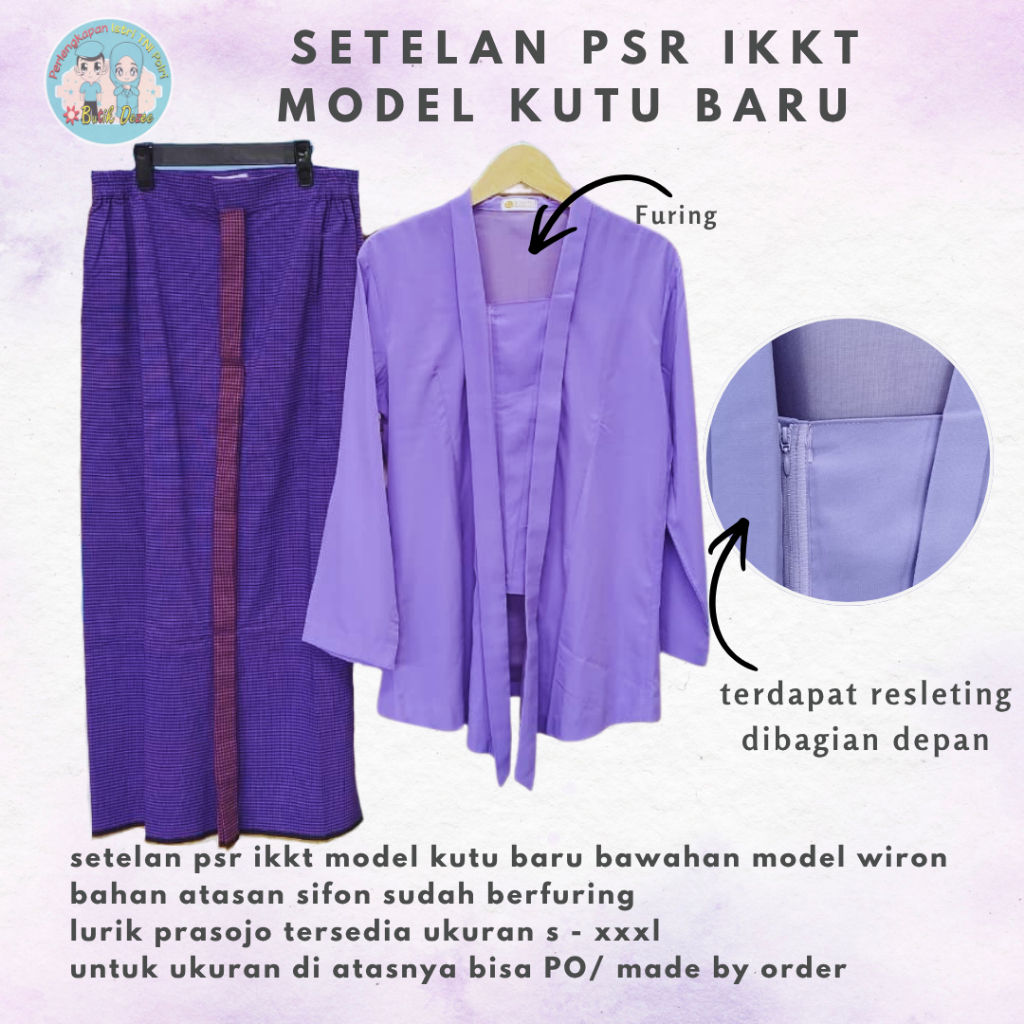 SETELAN PSR IKKT BAHAN SIFON LURIK PRASOJO