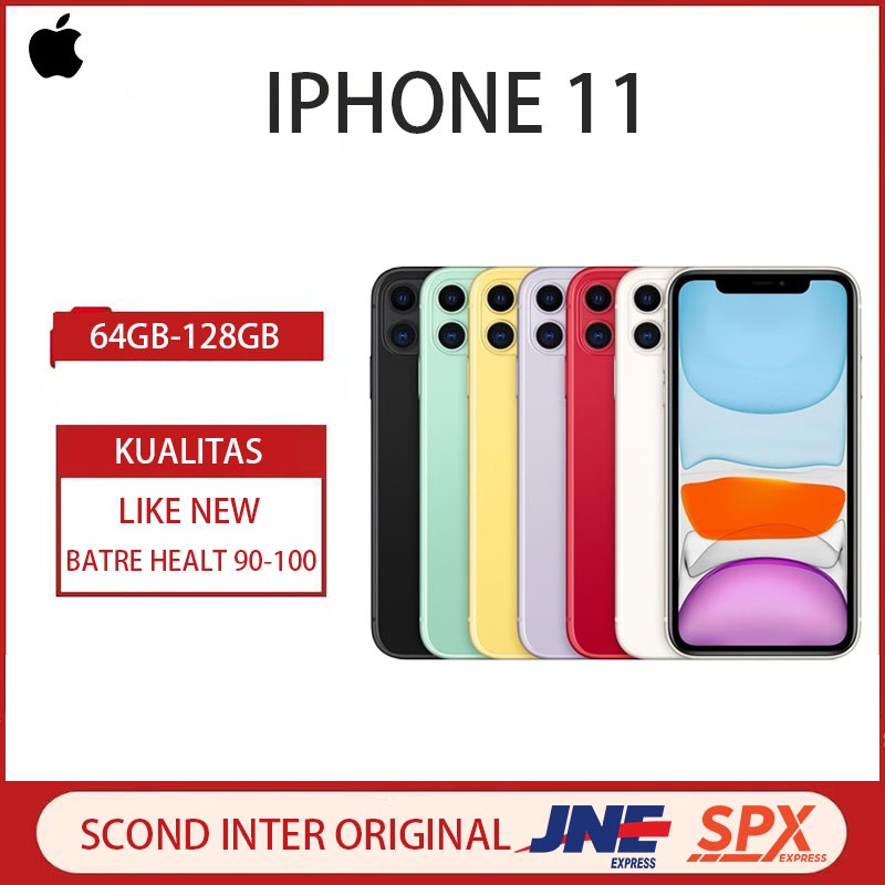 Apple Iphone 11 64GB 128GB Wifionly Second Original Inter Dijamin Termurah 100% garansi 1 bulan