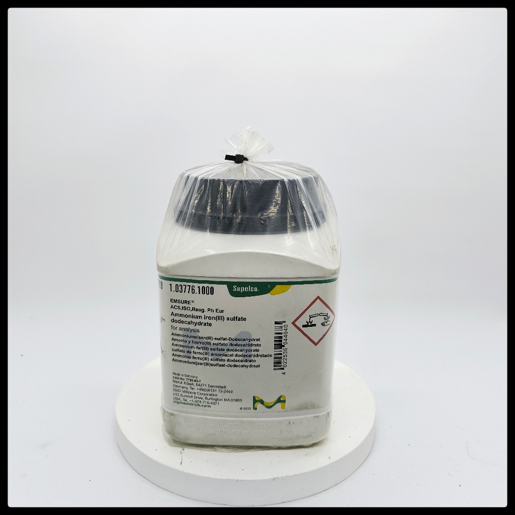 Ammonium Iron (III) Sulfate Dodecahydrate MERCK 103776 1KG (ORIGINAL)