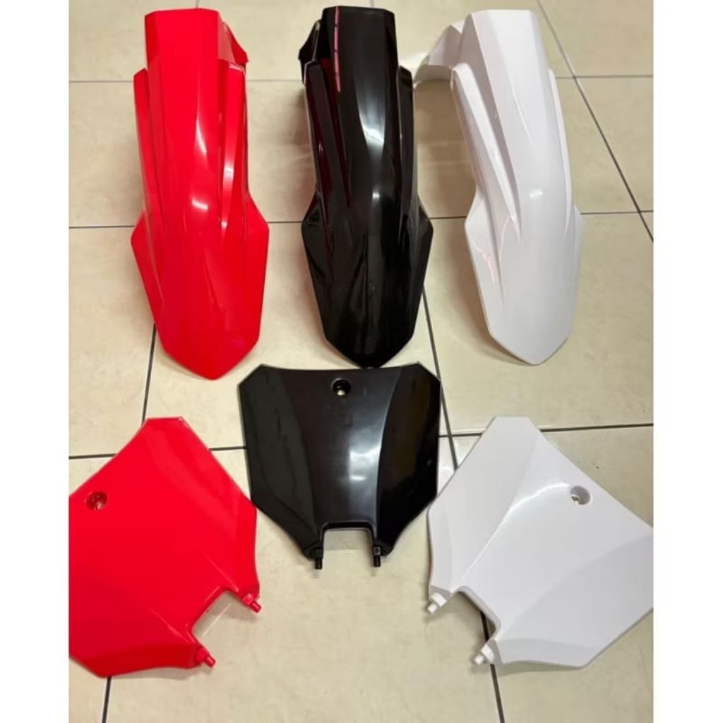 SPAKBOR DEPAN DAN PAPAN NOMOR CRF 450 GORDON KLX 150 CRF 150L